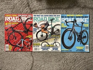 3 Road Bike Action Magazine Lot May 2018 January March 2019 - Imagen 1 de 1