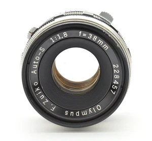 ▶️ Exc Olympus F.Zuiko Auto-S 38mm f1.8 Lens for Pen F FT FV Lens JAPAN 2585941 - Picture 1 of 12