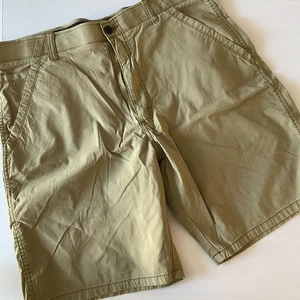 Preowned Wrangler Outdoor Shorts Men's Khaki Chinos Hiking Comfor Size 36 - Picture 1 of 5