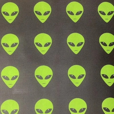 Tela de algodón de flor de cuchara Alien de 1 yarda Foto 1 de 2