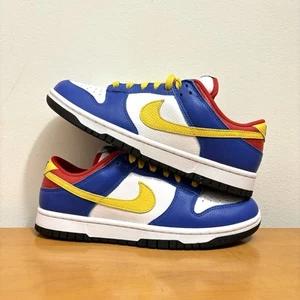 Nike Dunk Low NBY By You iD Red Blue Yellow White FN0569-900 Men Size 8.5 - Picture 1 of 8