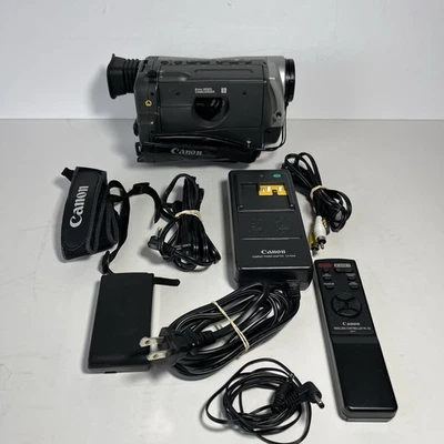 Canon ES400V 8mm Analog Camcorder W/Accessories Video Transfer - Tested Works - Image 1 of 4