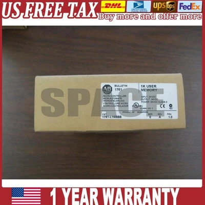 New Factory Sealed AB 1761-L16BBB MicroLogix1000 16 Point Controller US Free Tax - Image 1 of 4