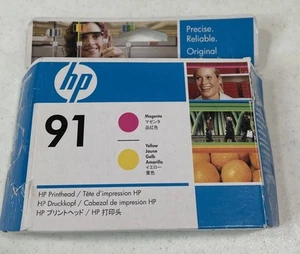 TESTA STAMPA ORIGINALE HP 91 magenta/giallo C9461A Designjet Z6100 nuova scatola aperta! - Foto 1 di 8