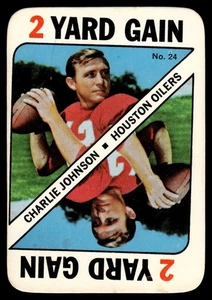 1971 Topps Game #24 CHARLIE JOHNSON Houston Oilers EX - Picture 1 of 4