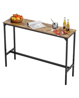 Mesa de bar VEVOR altura mesa de pub cóctel mostrador de café cocina 55x15x39 pulgadas Foto 1 de 4