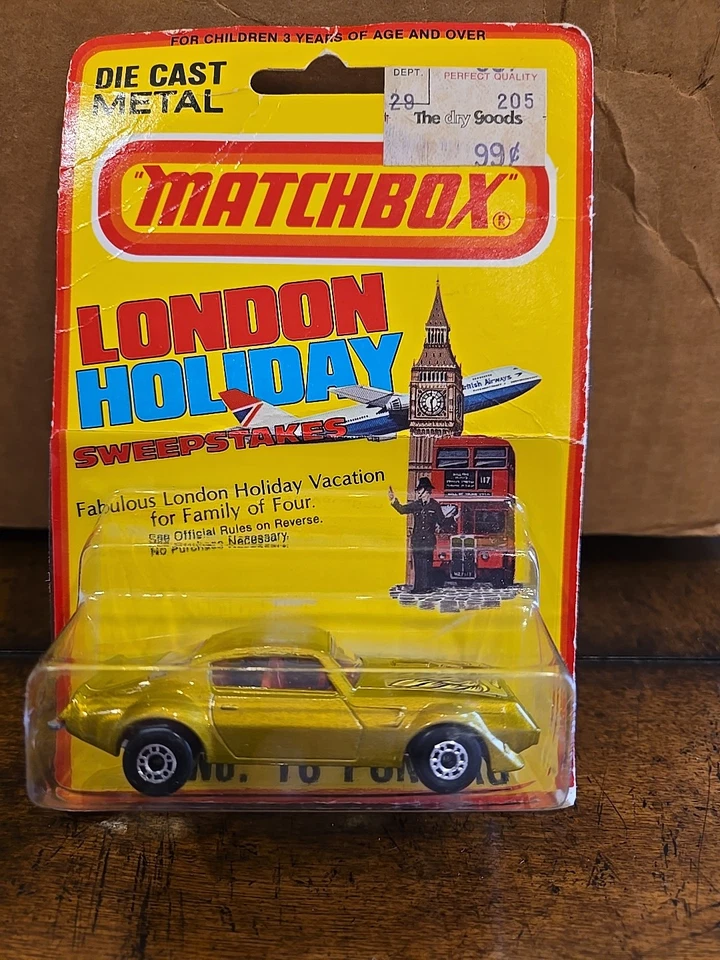 Matchbox London Holiday NO 16 - Pontiac Firebird in Original Packaging / Vintage - Image 1 of 1