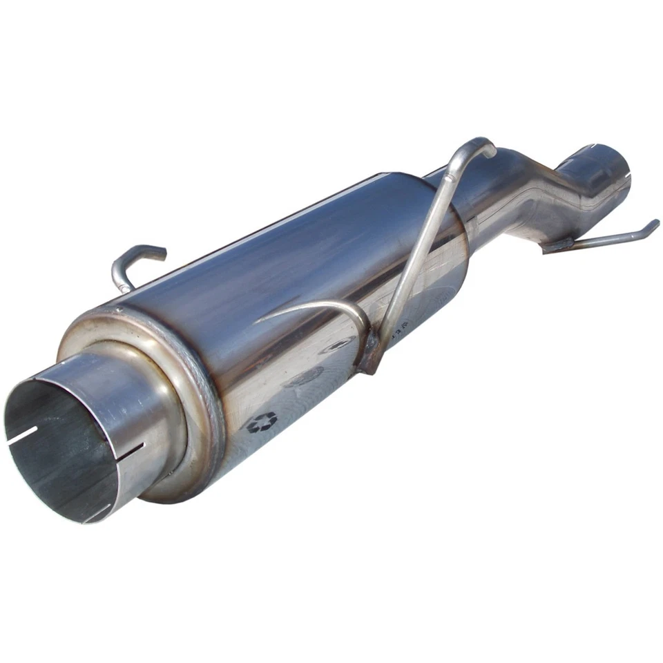 Silenciador MK96116 MBRP para caminhão Ram redondo Dodge 3500 2500 2004-2007 - Imagem 1 de 4