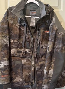 Sitka Hudson Jacket Timber Camo Duck Hunting Jacket Size Large 50204 - Picture 1 of 16