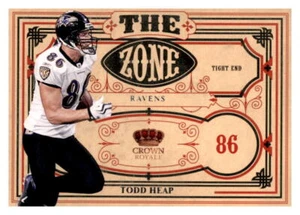2010 Preferred Crown Royale Todd Heap NFL Insert Set Break Ravens #24 - Picture 1 of 2