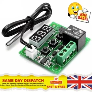 -50-110°C W1209 12V Termostato Digital Sensor Control de Temperatura Módulo Interruptor - Imagen 1 de 6