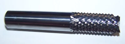 1/2" (.5000") CARBIDE DIAMOND CUT ROUTER BURR - ENDMILL END  OSG 640-5003 - Image 1 of 3