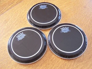 (3er-Pack) 6" Remo Nadelstreifen Ebenholz Schlagzeugfelle 6 Zoll Konvolut Posten - Bild 1 von 3
