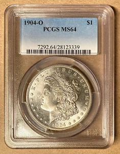 1904-O PCGS MS64 Morgan dollaro d'argento $1 - New Orleans come nuovo - Foto 1 di 2