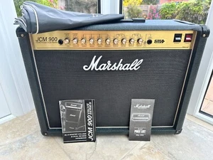 Marshall JCM 900 100w Hi Gain, Dual reverb. Model no. 4102. Foot pedal & cover - Picture 1 of 8