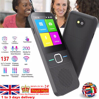 16 Offline 137 Online Language Translators Smart Portable Real-time Translator • 58.99£