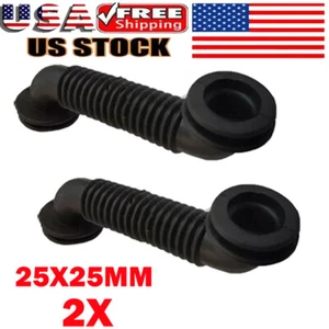 2PC 25x25MM Car Wire Harness Door Tube Dust-proof Threading Protection Tubes NEW - Picture 1 of 15