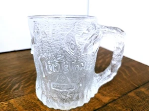 Vintage McDonalds Flintstones Treemendous Glass Mug 1993 Rocdonalds - Picture 1 of 9