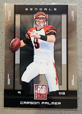 2008 Playoff Donruss Elite Football #20 Carson Palmer Silver Insert Bengals - Image 1 of 2