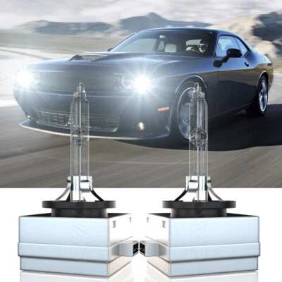 For Dodge Challenger 2015-2023 - 2X D3S HID Xenon Headlight Bulbs High Low Beam - Image 1 of 4