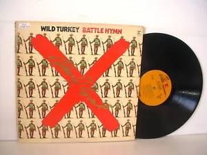 WILD TURKEY Battle Hymn AUTOGRAPHED LP 1972 Reprise Glenn Cornick Jethro Tull - Picture 1 of 5