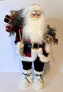Macy’s Holiday Lane 18"H Lodge Santa 2016 - Picture 1 of 4