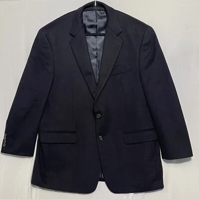 Blazer Lauren Ralph Lauren Para Hombres Talla 41R Azul Marino Oscuro 100% Cachemira Traje Chaqueta Abrigo Foto 1 de 4