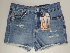 *NWT* Levi's Girls' Girlfriend Short/Short Copine slim through thigh 6X REG - Picture 1 of 4