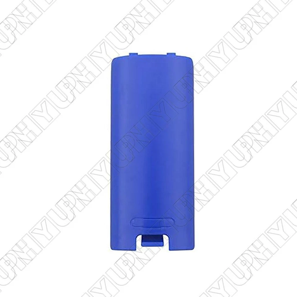 1x Dark Blue Remote Controller Battery Cover Rigid Plastic Fit For Nintendo Wii - Image 1 of 4