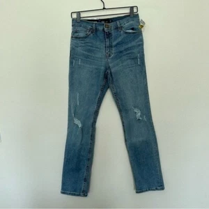 NWT RSQ super skinny vintage fleece distress medium wash jeans size 20 youth - Picture 1 of 3
