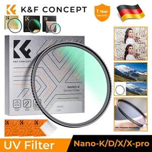 K&F Concept UV Filter MC Schutzfilter für Objektive 37-127mm NANO K/D/X/X-PRO - Bild 1 von 55