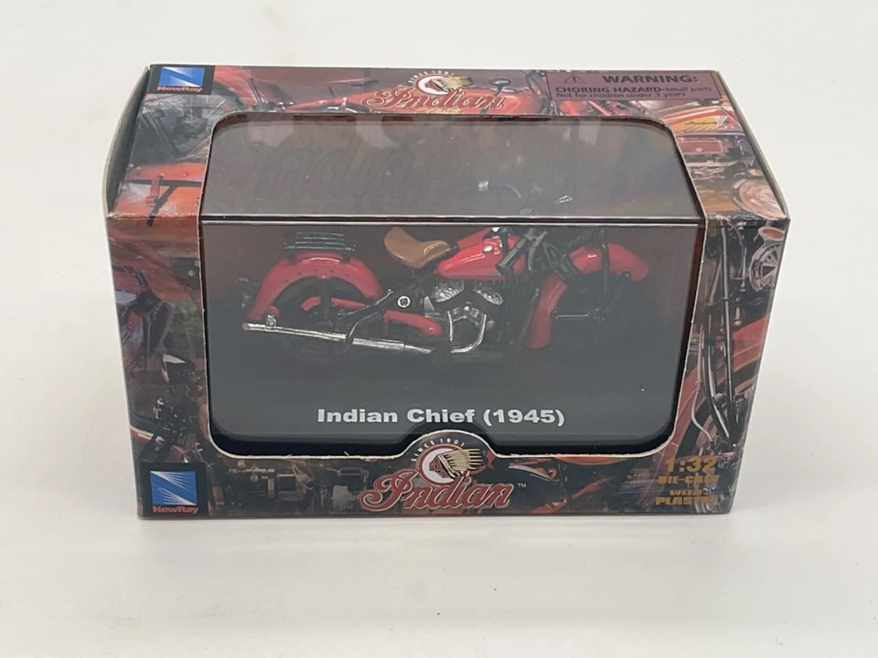 NEW RAY 1:32 Motorrad ,,Indian Chief ( 1945 ),, - ,,NEU in OVP,, - Bild 1 von 1