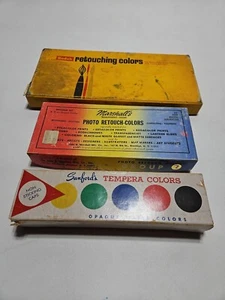 Vintage Lot Of Kodak,  Marshalls, Sanfords, Color Photo Retouching Colors!   - Picture 1 of 18