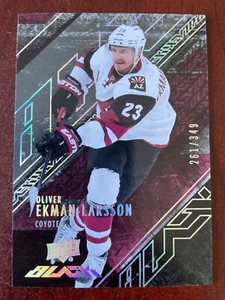 15-16 UD BLACK BASE CARD - OLIVER EKMAN-LARSSON /349 #2 ARIZONA COYOTES - Picture 1 of 1