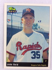 1991 Niagara Falls Rapids-Classic BEST Baseball Card-John Reid