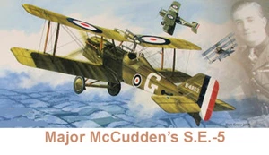 Model Airplane Plans (UC): McCudden's SE-5 1/12 Scale 28" for .15-.29 (Musciano) - Picture 1 of 2