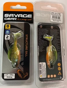 2!! Savage Gear 2.4" 3/8 oz. Structure Gill Swimbaits- Choice of Colors - Picture 1 of 10
