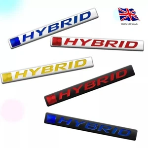 Hybrid Metal Car Badge Emblem Sticker - Picture 1 of 12