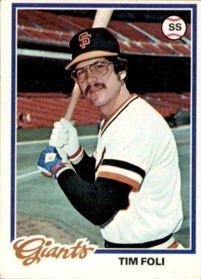 1978 Topps #167 Tim Foli San Francisco Giants EX - Image 1 of 2
