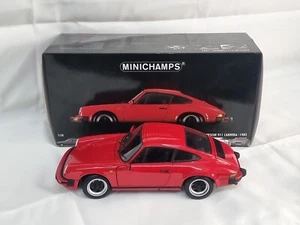 Porsche 911 Carrera Minichamps escala 1:18 en rojo 10006321 leer descripción - Imagen 1 de 24