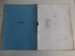 HONDA CB750 F2 GENUINE HONDA WORKSHOP MANUAL SUPPLEMENT - Picture 1 of 2