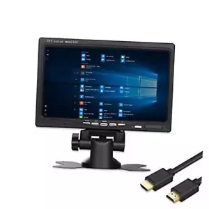 7 Inch Monitor HDMI - 1024x600 HD TFT LCD Screen Display AV VGA Input Built in - Picture 1 of 8