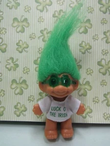 LUCK O'THE IRISH - 3" Russ Troll Puppe - NEU - selten - LETZTE - Bild 1 von 7