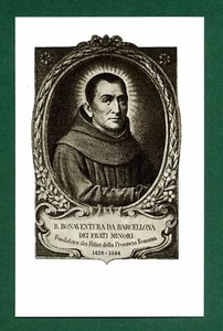 santino holy card images pieuses Beato BONAVENTURA da BARCELLONA Con Preghiera - Bild 1 von 1