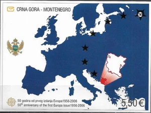 MONTENEGRO - 2006 MNH "50 Years Of Europa - EUROPA CEPT" Imperf. S/S (I) !! - Picture 1 of 1