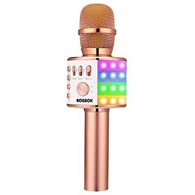 BONAOK Wireless Bluetooth Karaoke Microphone3-in-1 Portable Handheld Karaoke • 37.76€