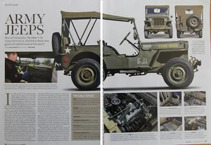 Original Buyers Guide, 2022 CSC magazine article: ARMY JEEP, wartime - Picture 1 of 1
