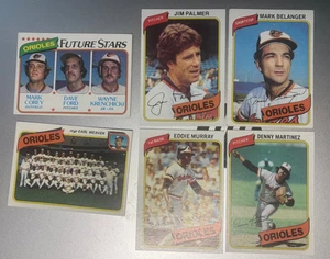 1980 Topps Baseball BALTIMORE ORIOLES Team Set - Picture 1 of 2