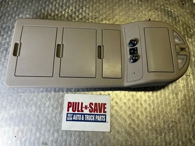 2008/15 NISSAN ARMADA INFINITI QX56 OVERHEAD MAP LIGHT DOME STORAGE CONSOLE GRAY - Image 1 of 4