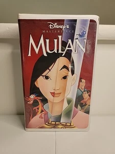 Walt Disney’s Mulan VHS 1999 Video Tape Masterpiece Original First Movie Vintage - Picture 1 of 8